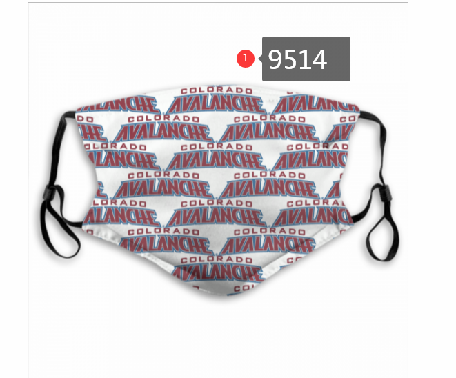 New 2020 NHL Colorado Avalanche #4 Dust mask with filter